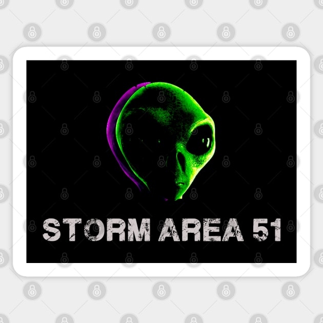 Storm and Raid Area 51 Meme Sticker by renzkarlo